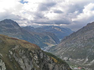 Col d' Iseran - Blick nach Val d' Isere