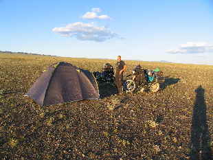 Zelten in der Gobi