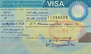 kasachisches Visum
