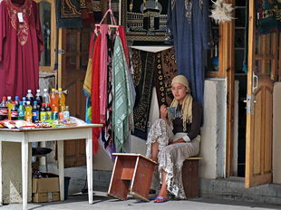 Touristen-Shopin Turkestan