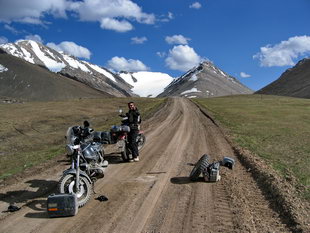 Tien-Shan - plattfu� auf 3850m H�he