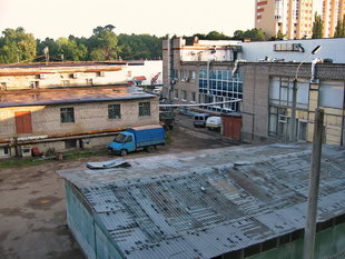 Ufa - Hinterhof des Hotels