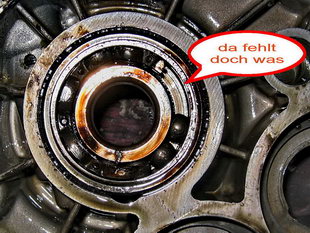 Samara - defektes Kugellager