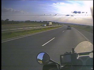 bis nach Hause fast nur noch Autobahn