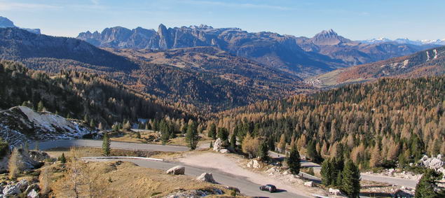 Passo Falzarego - Blick nach Kassian