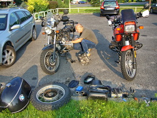 Glivice Hotel-Parkplatz