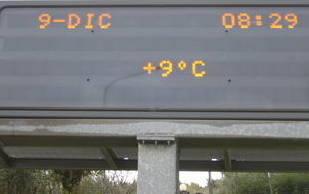 on the road in Italy