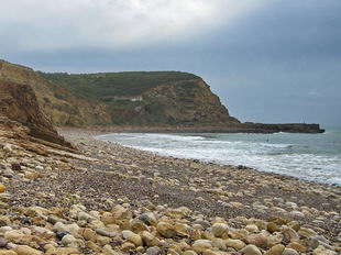 Praia de Cabanas Velhas - unsere alte Bucht - jetzt ohne Sand