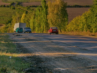 geteerter Sturzacker